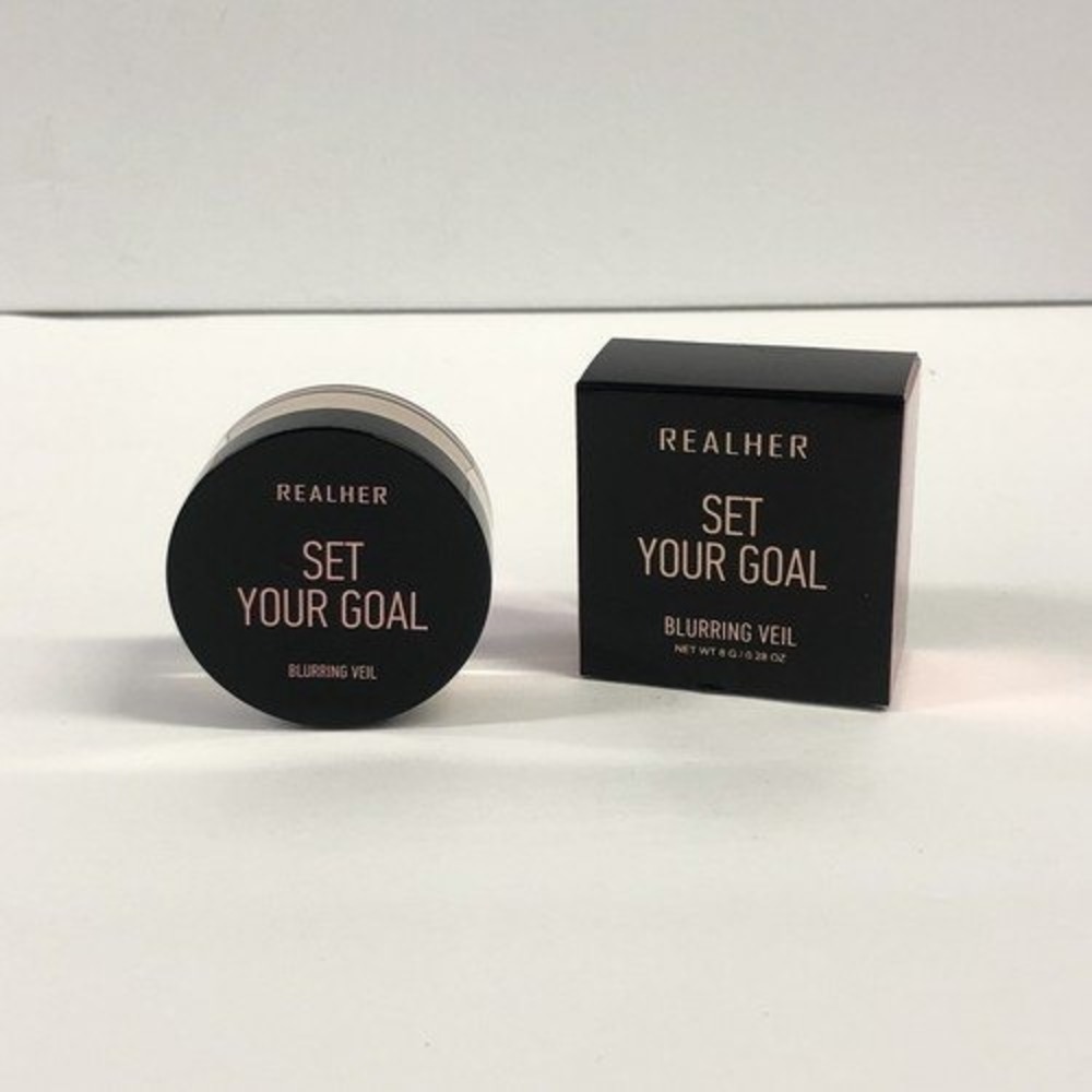 RealHer Blurring Veil Set Your Goal Blue Light Defense Setting Powder NEW - Picture 5 of 8